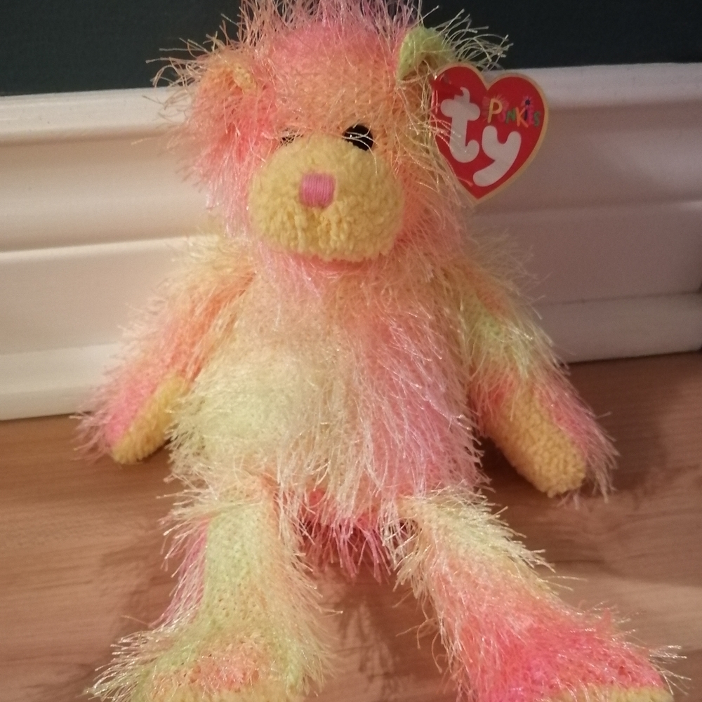 3/$40 TY Punkies Rainbow 2002 Bear